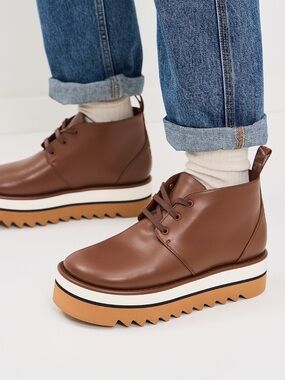 Stella McCartney Sneakelyse Eco Alter Mat Boots - color Tortoise shell